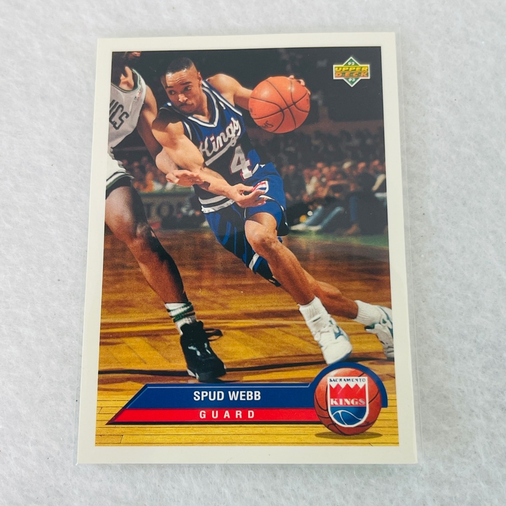 1992-93 Upper Deck Spud Webb Sacramento Kings Basketball Card P35 NBA Guard